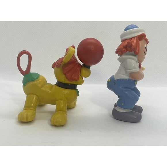Raggedy Andy & Arthur Dog PVC 1981 Figures 2.5" / Raggedy Ann Bobbs Merrill - Picture 2 of 10